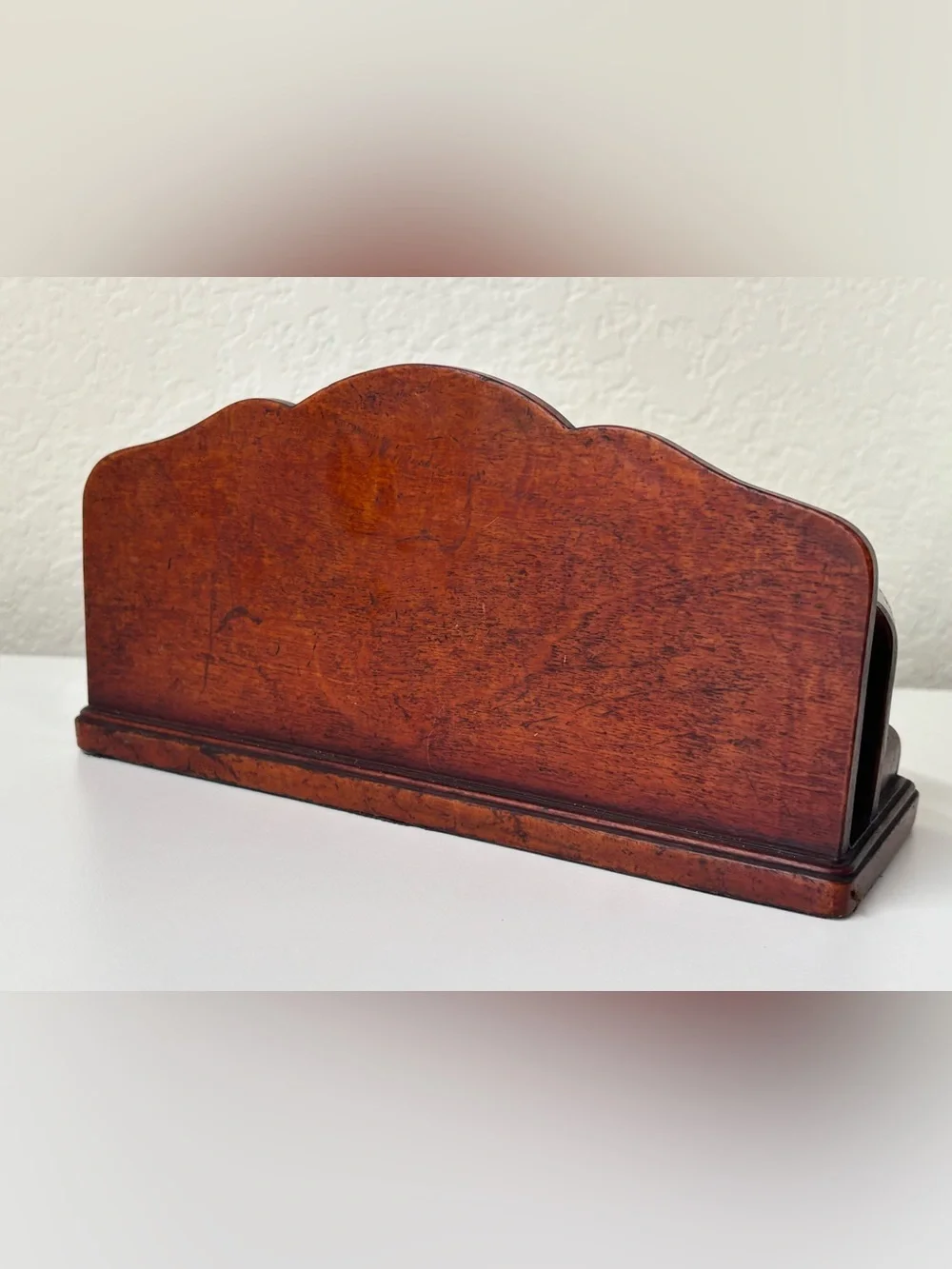 Vintage History of Golf Balls Display Letter Holder/Desk Organizer/ 8
